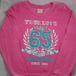 Self Esteem Pink Long Sleeve Sweatshirt